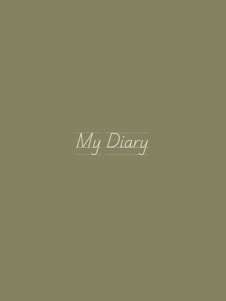 My diary, page 1 — Cover
